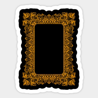 Antique frame Sticker